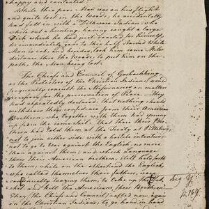 a page of handwritten text