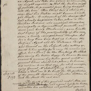 a page of handwritten text