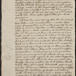 a page of handwritten text