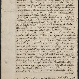 a page of handwritten text