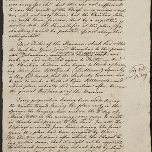 a page of handwritten text