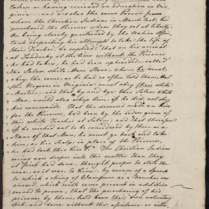 a page of handwritten text