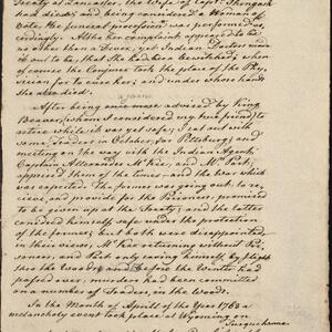 a page of handwritten text