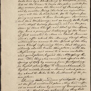 a page of handwritten text