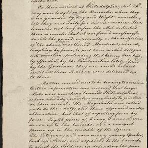 a page of handwritten text