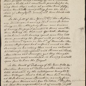 a page of handwritten text