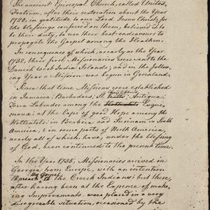 a page of handwritten text