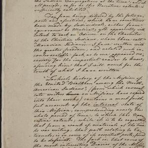 a page of handwritten text