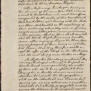 a page of handwritten text