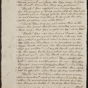 a page of handwritten text