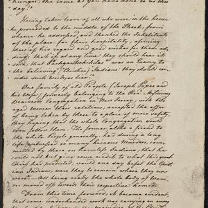 a page of handwritten text