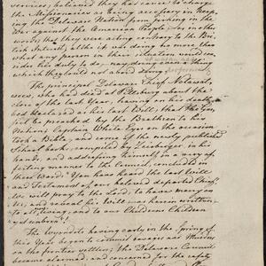 a page of handwritten text