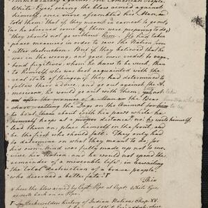 a page of handwritten text