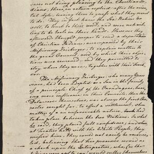 a page of handwritten text