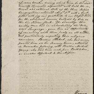 a page of handwritten text