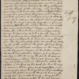 a page of handwritten text