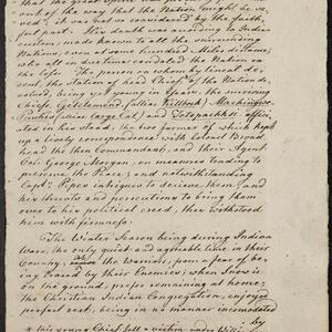 a page of handwritten text