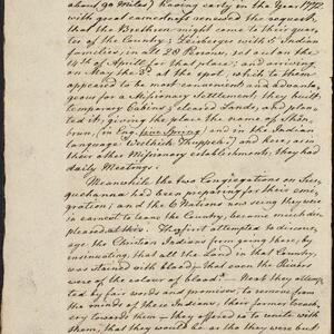 a page of handwritten text