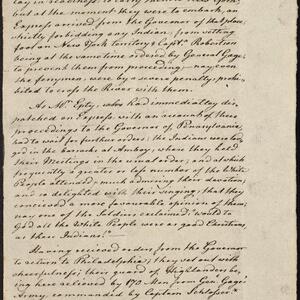 a page of handwritten text