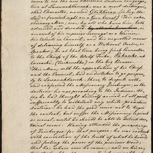 a page of handwritten text