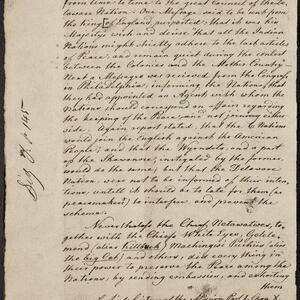 a page of handwritten text