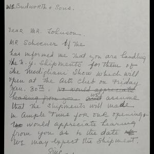 a page of handwritten text