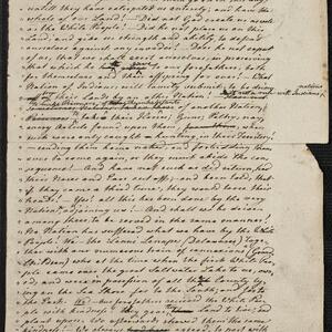 a page of handwritten text