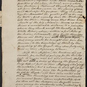 a page of handwritten text