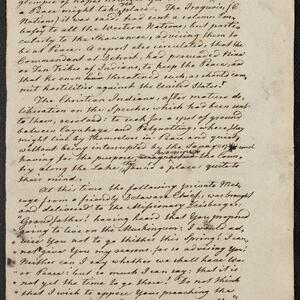 a page of handwritten text