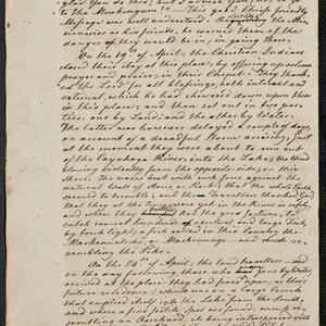 a page of handwritten text