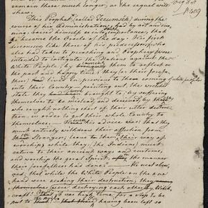 a page of handwritten text