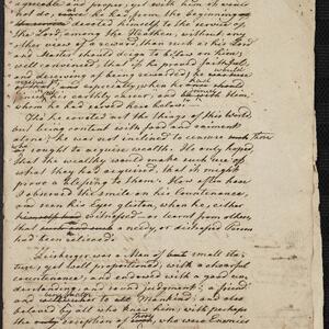 a page of handwritten text