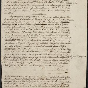 a page of handwritten text