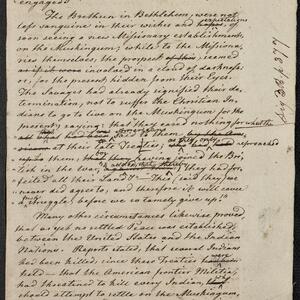 a page of handwritten text