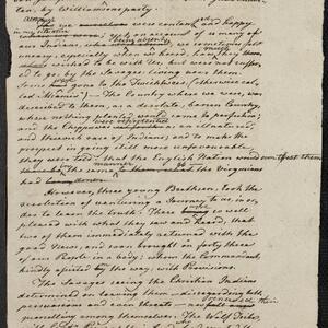 a page of handwritten text