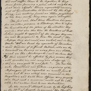 a page of handwritten text