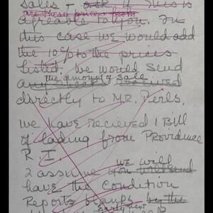 a page of handwritten text