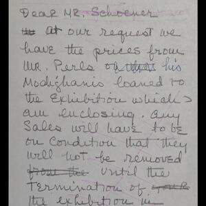 a page of handwritten text
