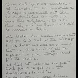 a page of handwritten text
