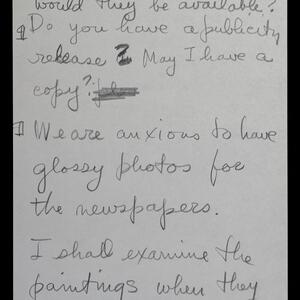 a page of handwritten text