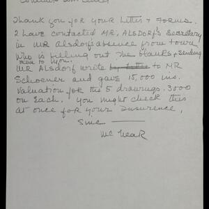 a page of handwritten text