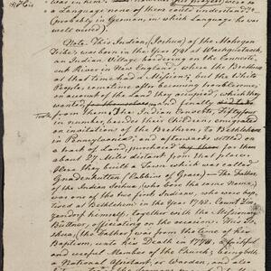 a page of handwritten text