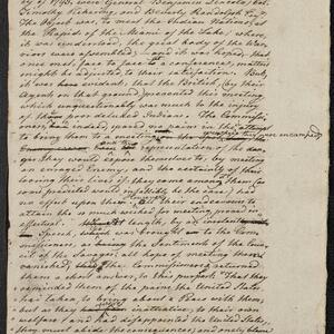 a page of handwritten text