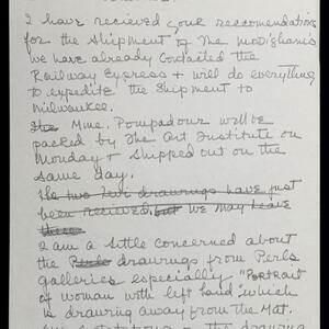 a page of handwritten text