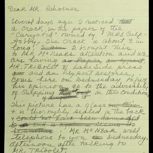 a page of handwritten text