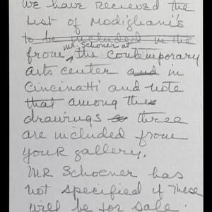 a page of handwritten text