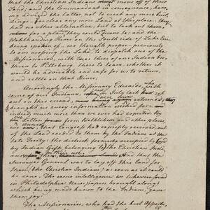 a page of handwritten text