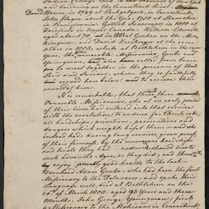 a page of handwritten text