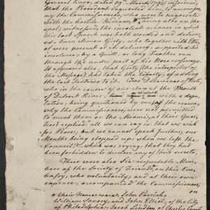 a page of handwritten text