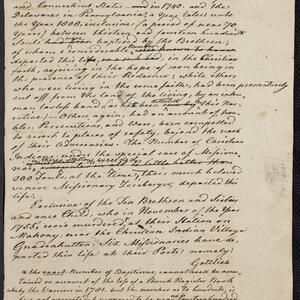 a page of handwritten text